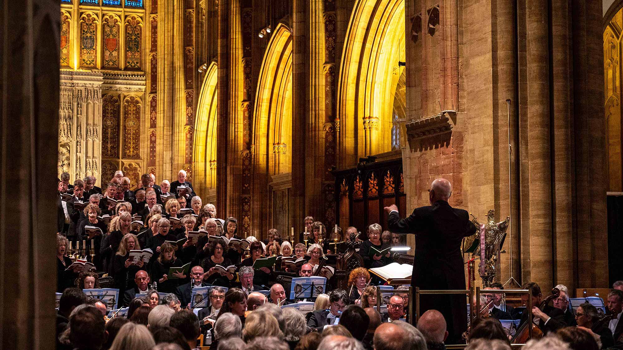 Sherborne Abbey Chorus in Sherborne Abbey